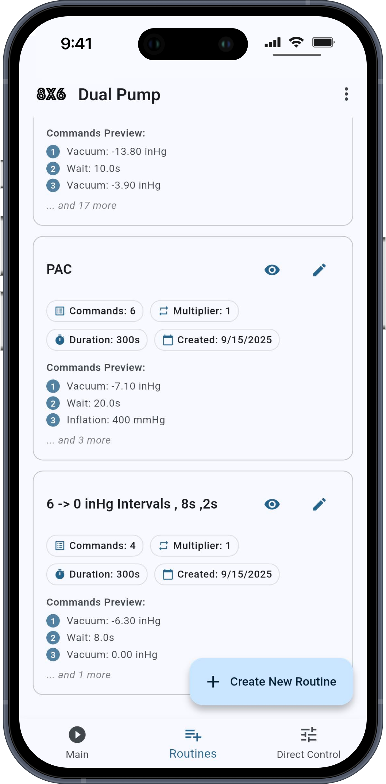 App dashboard mockup