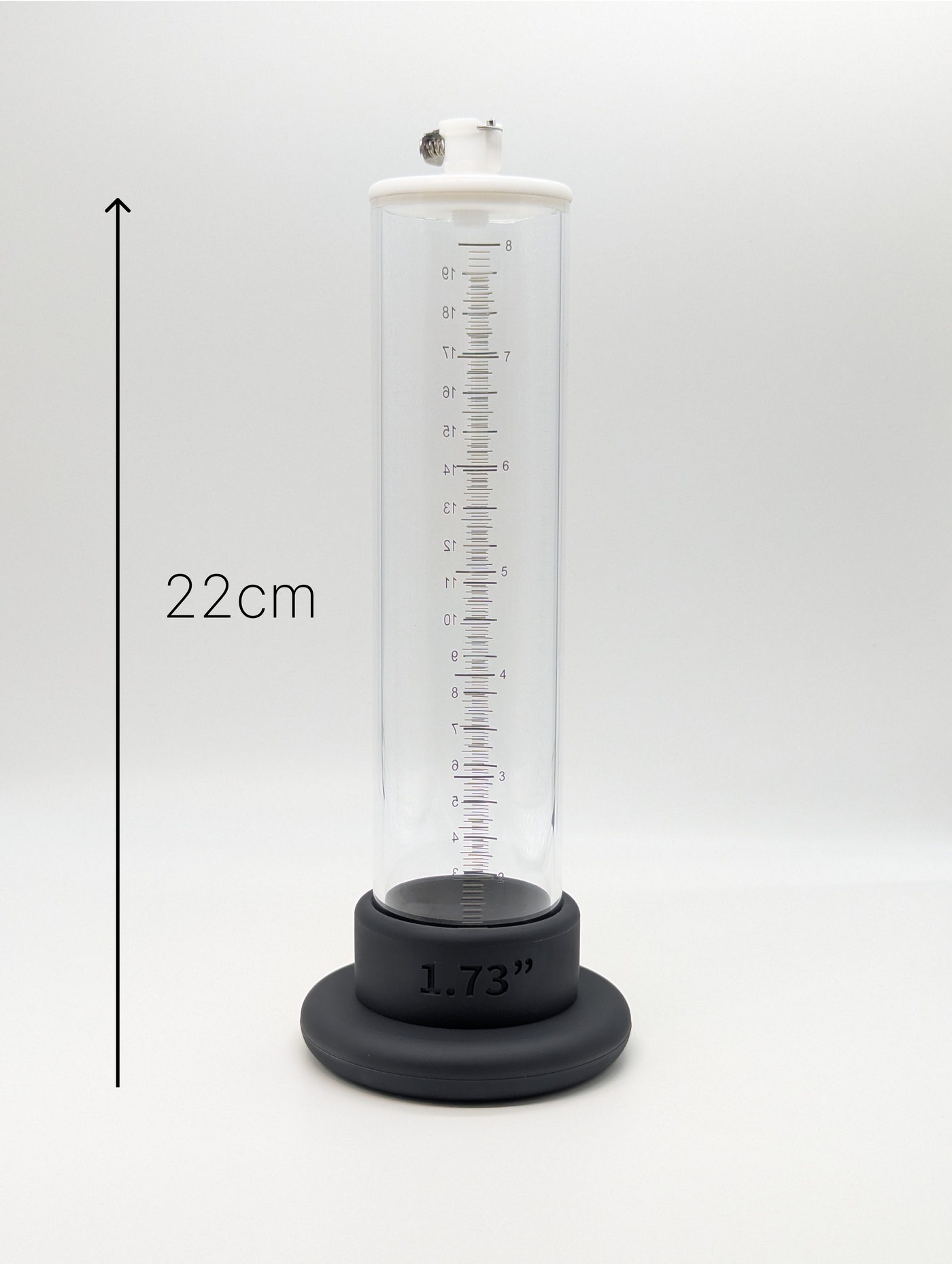 Cylinder with height scale